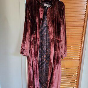 Free People Velvet Duster Coat